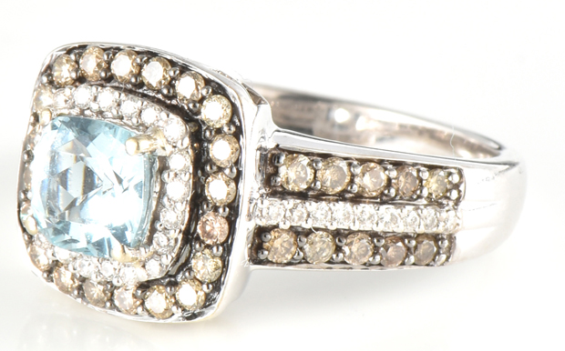 14K White Gold Le Vian Ring