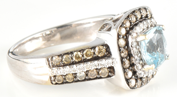 14K White Gold Le Vian Ring