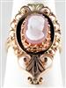 14K Yellow Gold Cameo Ring