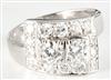 14K White Gold Diamond Ring