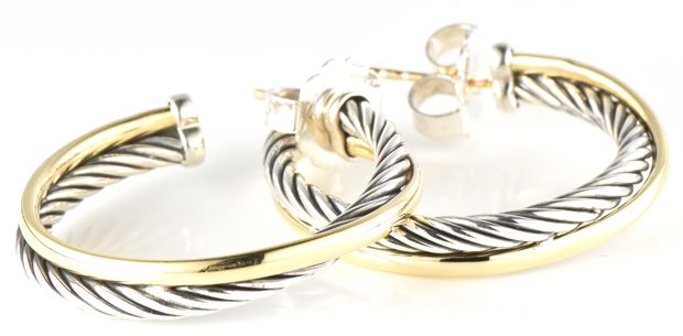David Yurman Earrings and Ring 