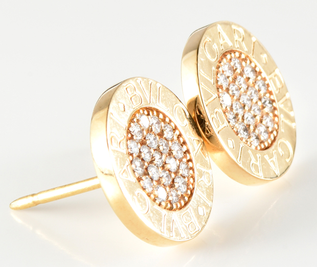 18K Yellow Gold Designer Earrings