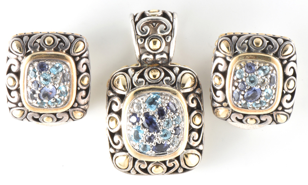John Hardy Earrings, Pendant and Necklace 