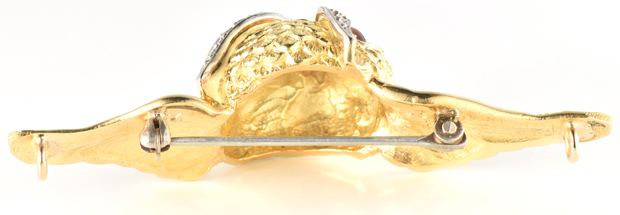 18K Yellow Gold Pin