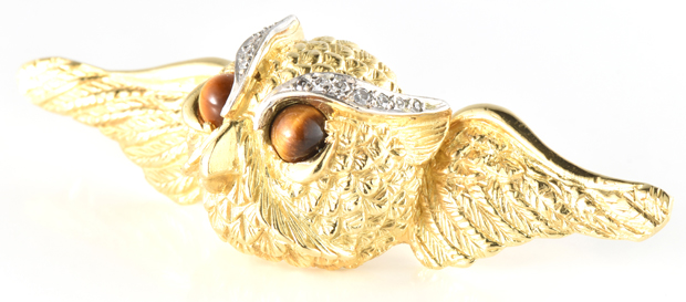 18K Yellow Gold Pin