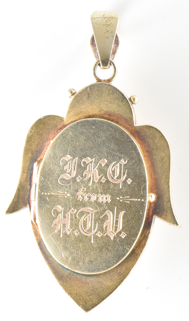 14K Tri-Tone Gold Locket
