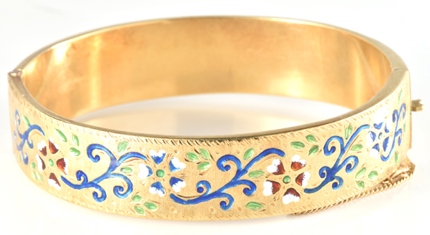 14K Yellow Gold Medieval Revival Bracelet