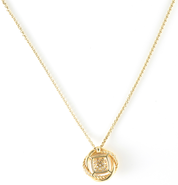 18K Yellow Gold David Yurman Necklace 