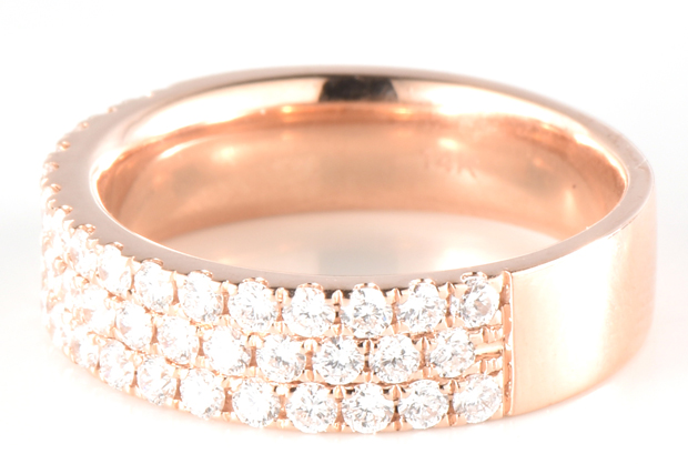 14K Rose Gold Diamond Ring
