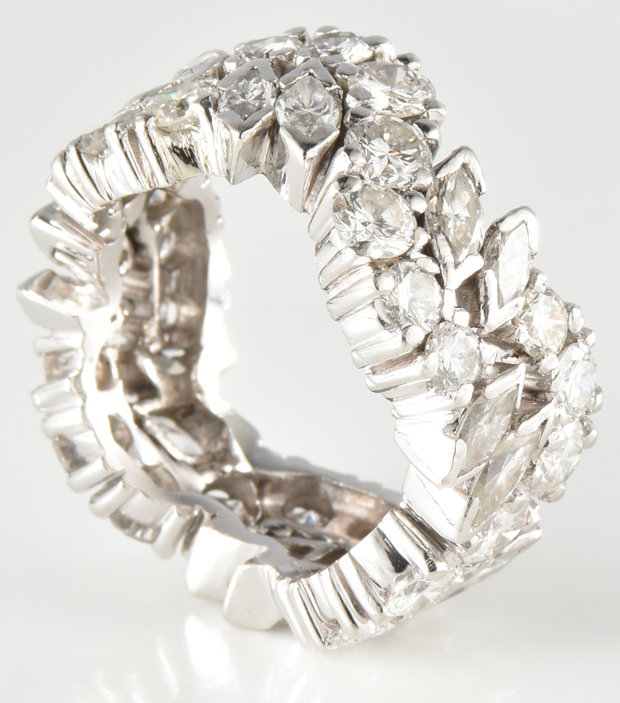 Platinum Diamond Eternity Band