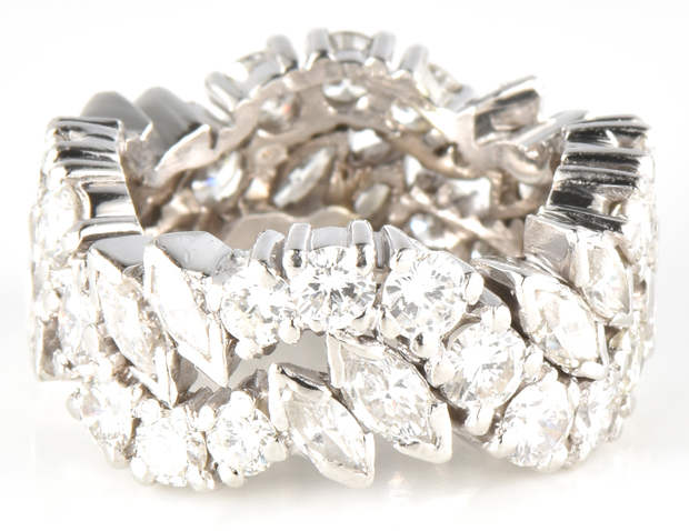 Platinum Diamond Eternity Band