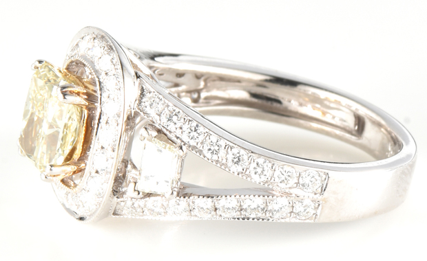 14K White Gold Diamond Ring