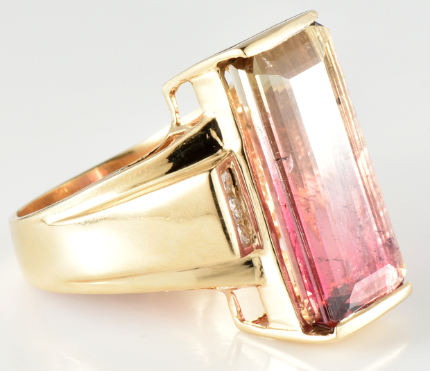 14K Yellow Cocktail Ring