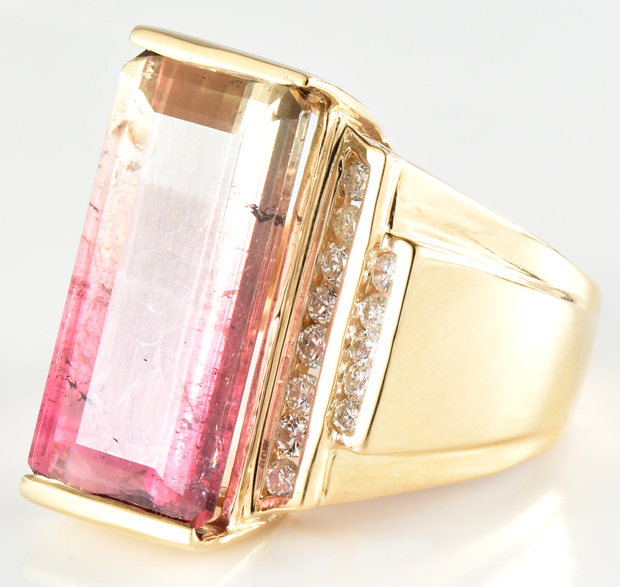 14K Yellow Cocktail Ring
