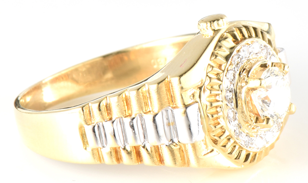 18K Two-Tone Diamond Ring
