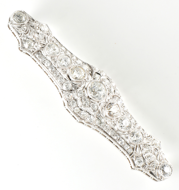 Platinum Diamond Pin