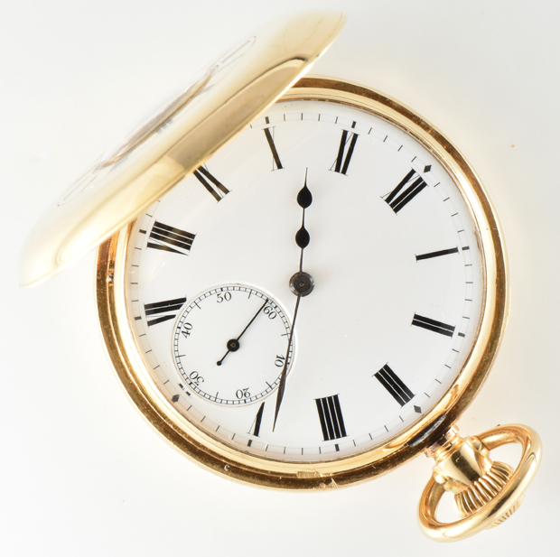 18K Yellow Gold Men’s Pocket Watch 