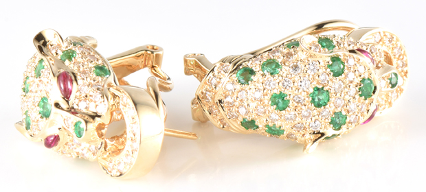 14K Yellow Gold Bracelet and Earring Set