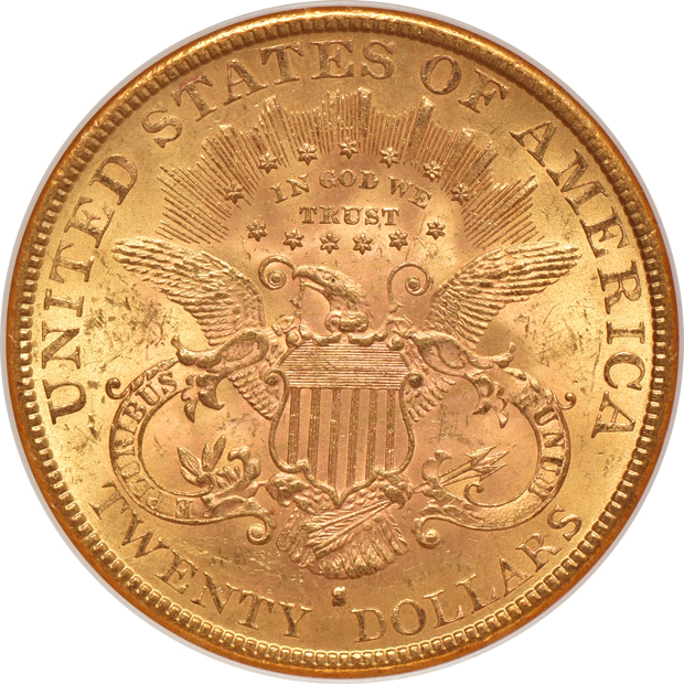 1892-S NGC MS-62 (no line) CAC