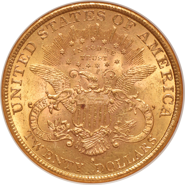 1891-S NGC MS-62 (no line) CAC