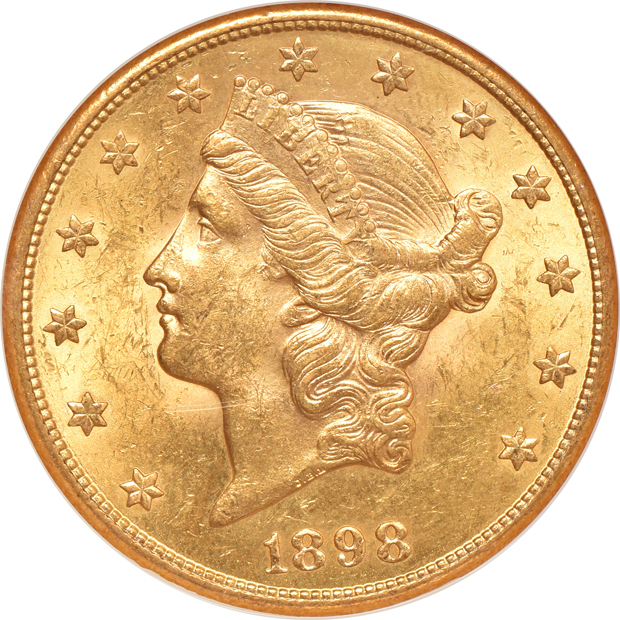 1892-S and 1898-S, both NGC MS-62 (no line)