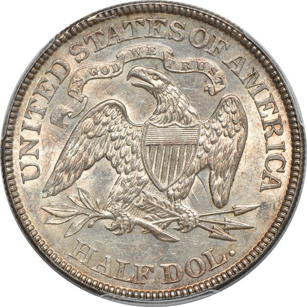 1840 Reverse of 1839 AU-50, and an 1891 AU-55, both PCGS
