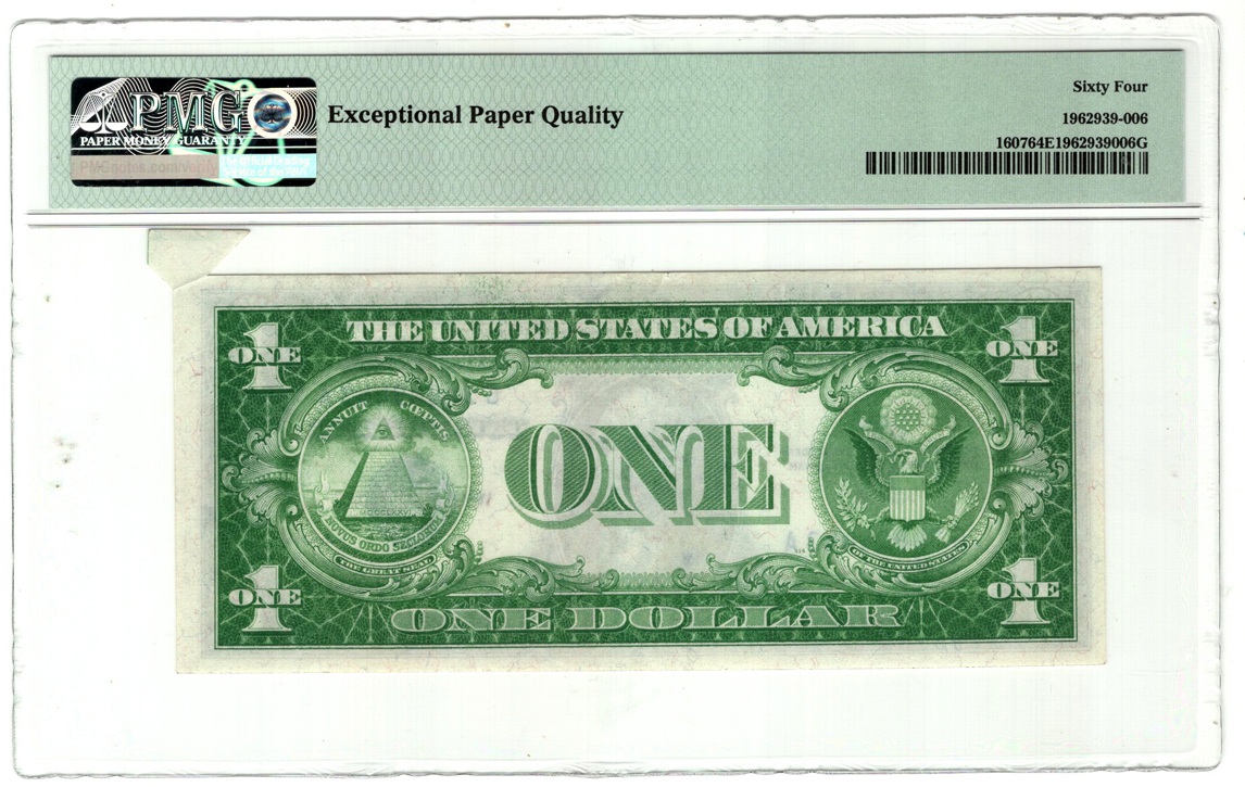 Error Currency - $1 1935 Silver Certificate Fr# 1607 Butterfly Fold - PMG ChCU-64 EPQ