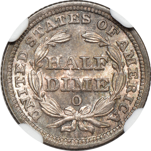 1858-O NGC MS-64+