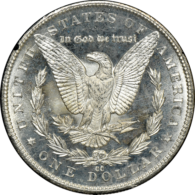 1883-CC GSA MS-64 CAC, and an 1884-CC GSA MS-64+ PL, both NGC