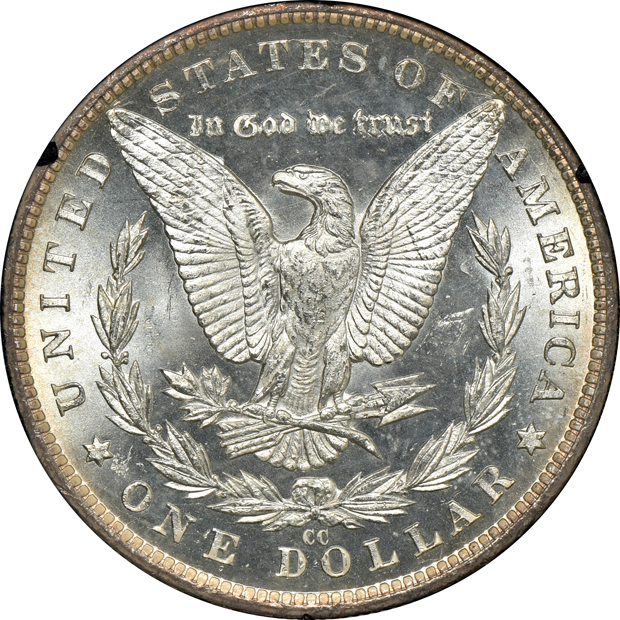 1883-CC GSA MS-64 CAC, and an 1884-CC GSA MS-64+ PL, both NGC