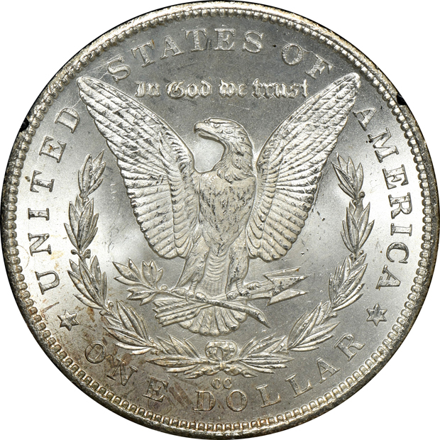 1883-CC GSA MS-65, and an 1884-CC GSA MS-64, both NGC