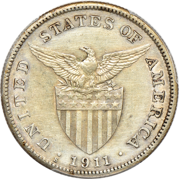 Multiple - Denmark specieldaler VF details/scratch, Mexico 1866-Mo peso AU-55, and U.S. Philippines 1911-S peso AU details/tooled, all PCGS
