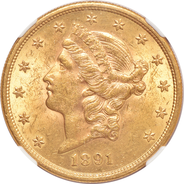 1891-S and 1892-S, both NGC MS-62