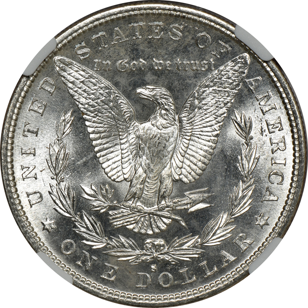 Two 1882-S and a 1904-O, all NGC MS-66