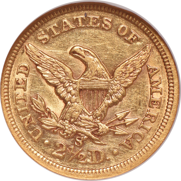 1873-S NGC AU-58