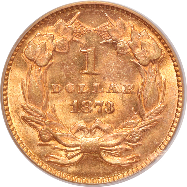 1853 NGC MS-63 CAC, and an 1873 Open 3 PCGS MS-63 (green label)