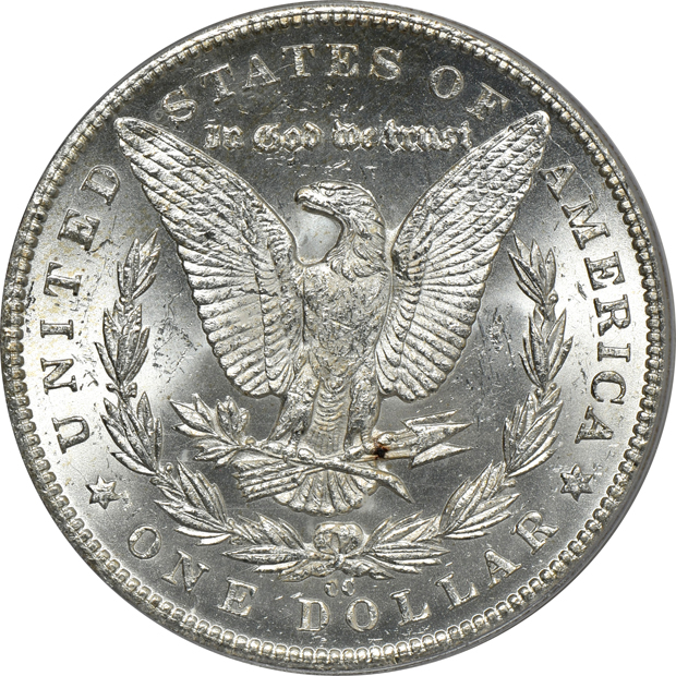 1882-CC PCGS (green label), and an 1884-CC PCGS, both MS-64