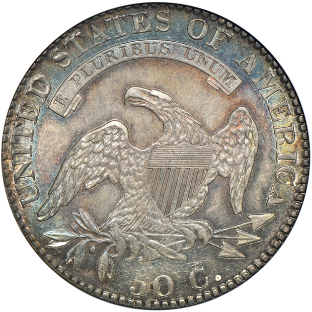 1820 Small 2, Curl 2 O-103 ANACS MS-61