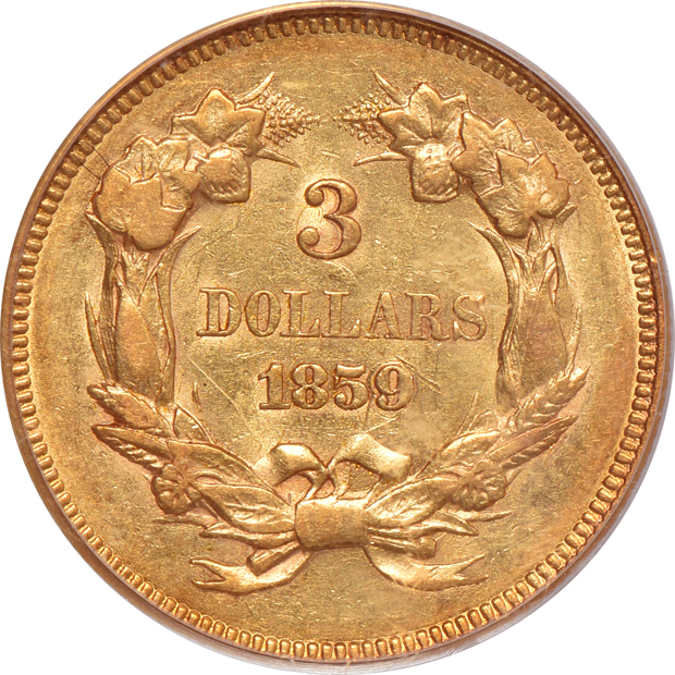 1859 PCGS AU-53 CAC