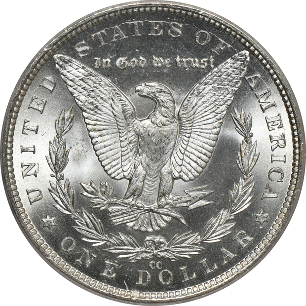 1883-CC and 1904-O, both ICG MS-65