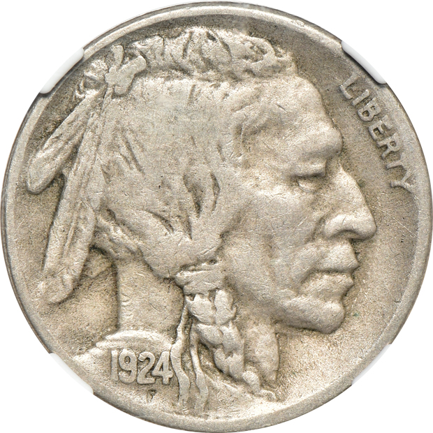 1924-S VF-30, and a 1925-D AU-58, both NGC