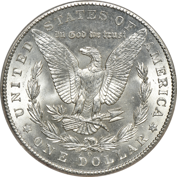 Four Morgan silver dollars in SEGS holders (personal inspection required)