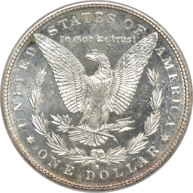 Four Morgan silver dollars in SEGS holders (personal inspection required)