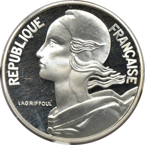 France - 1978 Piefort Proof set, all NGC