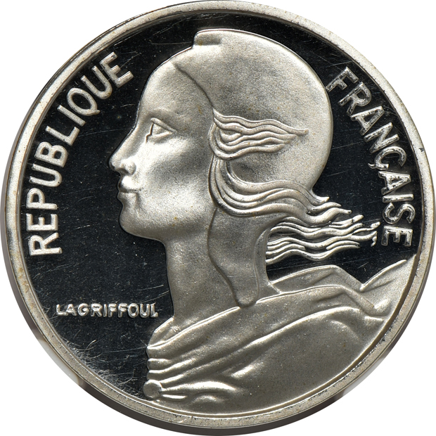France - 1978 Piefort Proof set, all NGC
