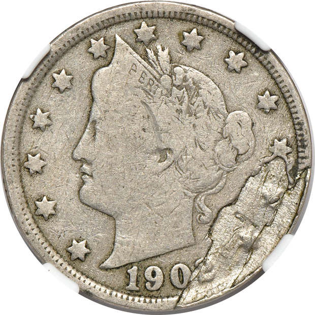 Six Mint errors certified by NGC