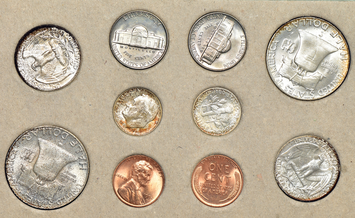Partial 1951 Mint Set, and a full 1952 Mint Set