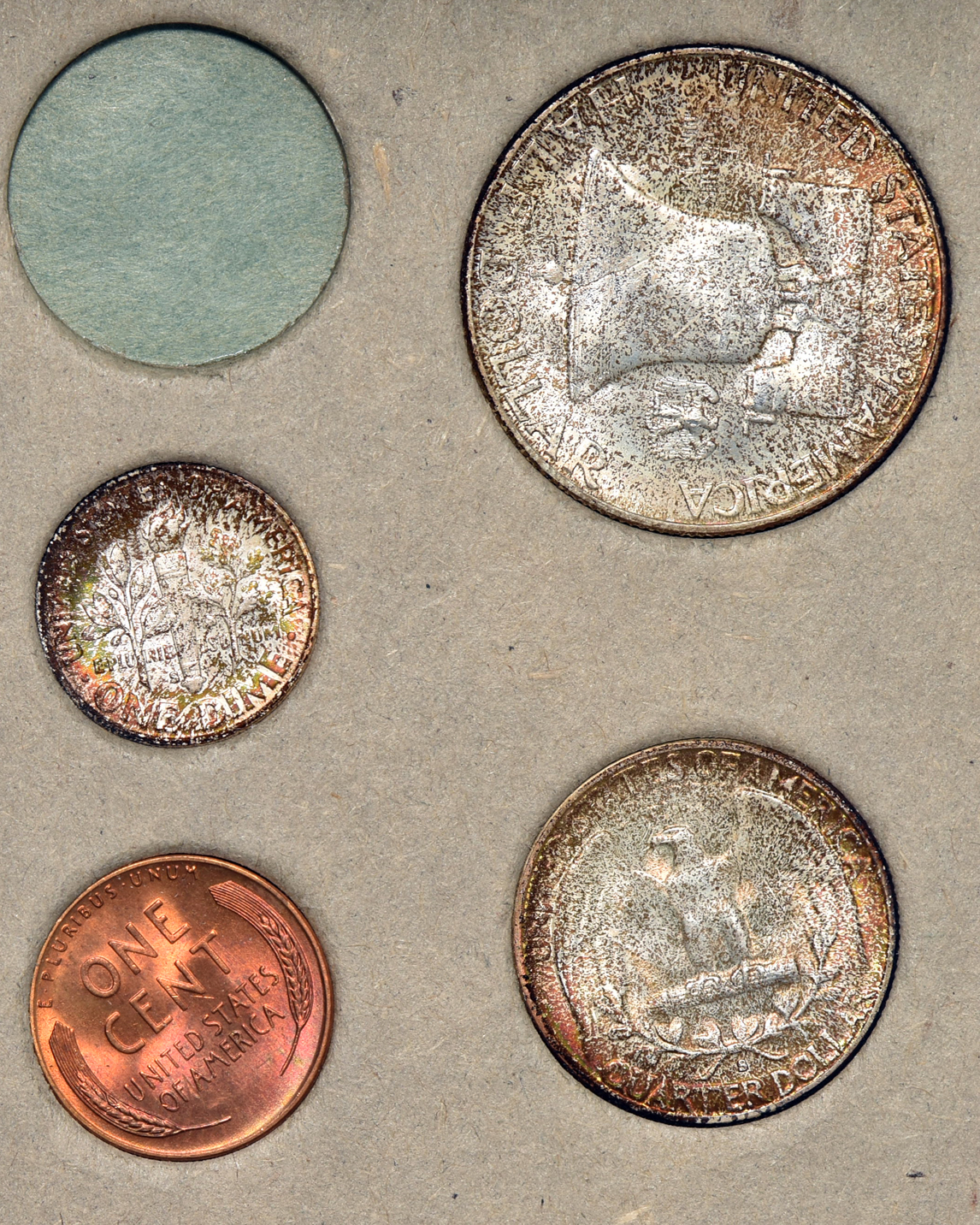 Partial 1951 Mint Set, and a full 1952 Mint Set
