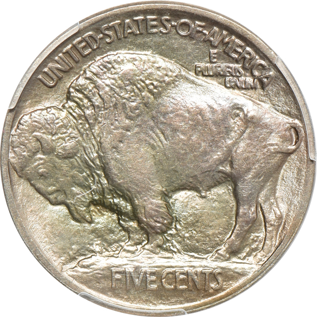 1913 Type 1 MS-64, 1936-D MS-66, and a 1937 MS-67, all PCGS CAC