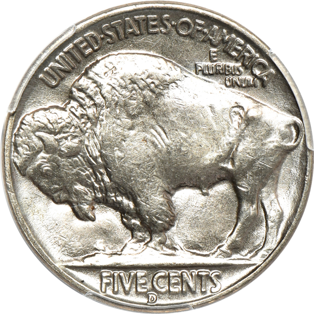 1913 Type 1 MS-64, 1936-D MS-66, and a 1937 MS-67, all PCGS CAC